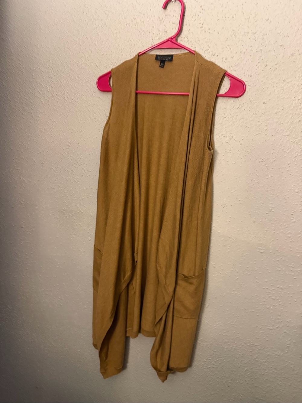 Topshop Camel/Brown Knit Top